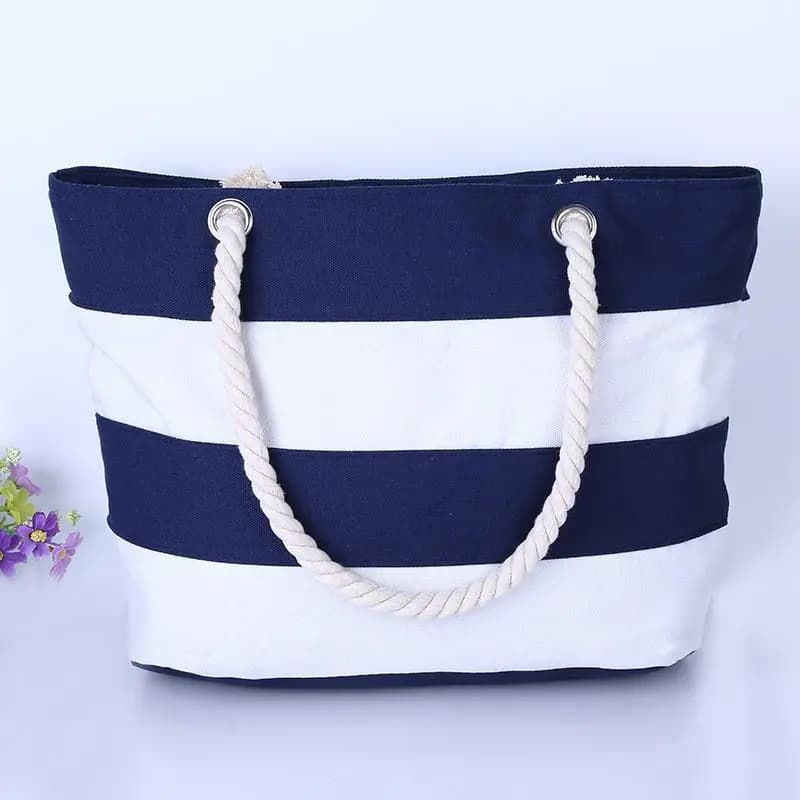 Canvas Beach Totes