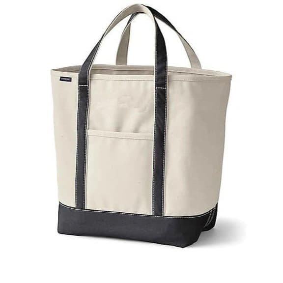 Canvas boat tote