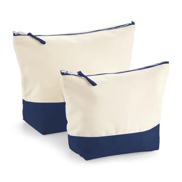 Canvas cosmetic bags