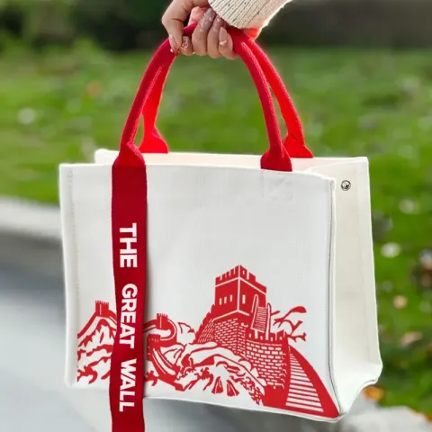 Custom printed canvas tote bags