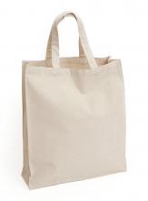 Small handle canvas tote bags
