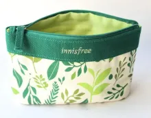 Canvas makeup pouches