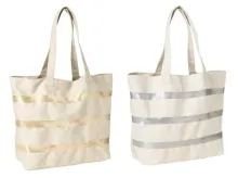 Stripe Canvas Tote