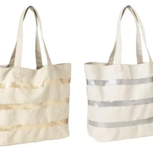 Stripe Canvas Tote