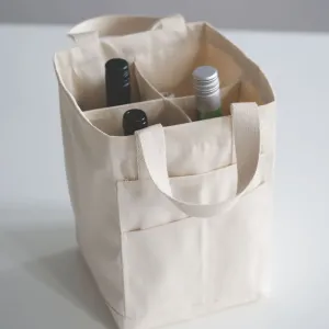 Canvas Wine Tote Bags
